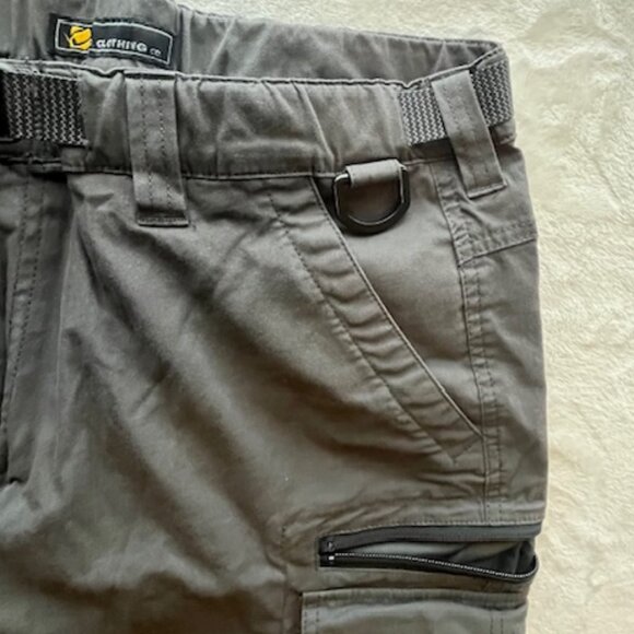 BC Clothing CO Gray Convertible Hiking Pants- Size L x 30 - Picture 5 of 11